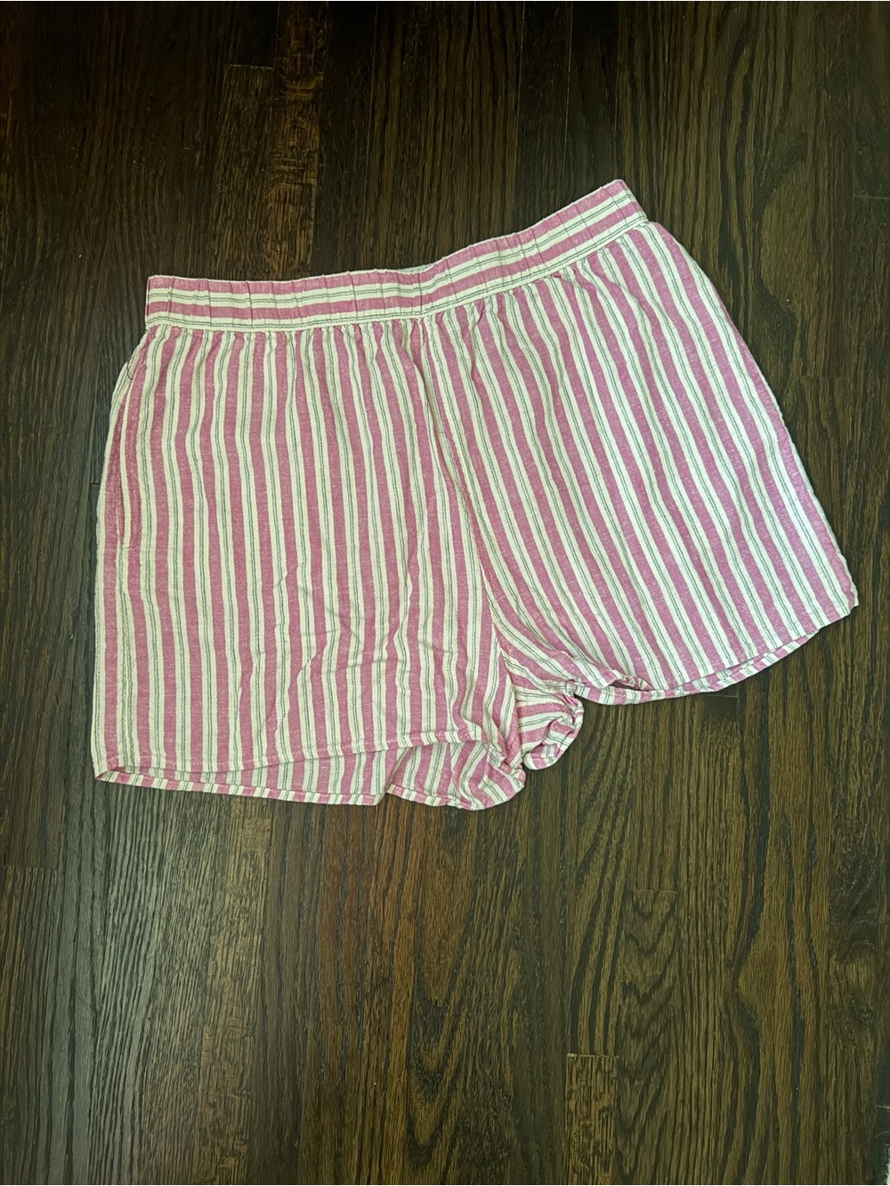 Universal Thread Pink & White Striped Boxer Shorts